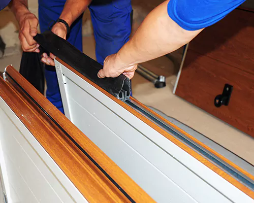 Residential Garage Door Weather Stripping Replacement in Hempstead, NY